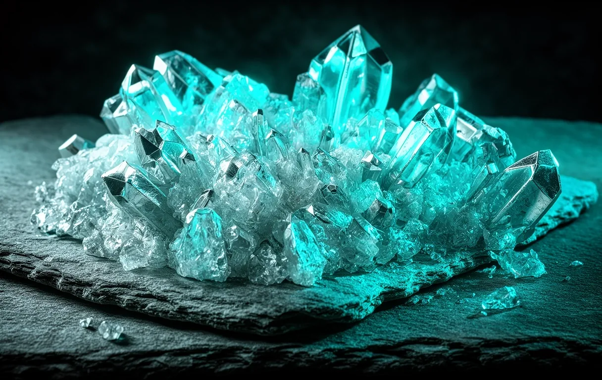 Textura de minerales naturales